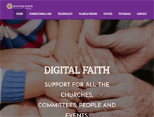 Tablet Screenshot of digitalfaith.org